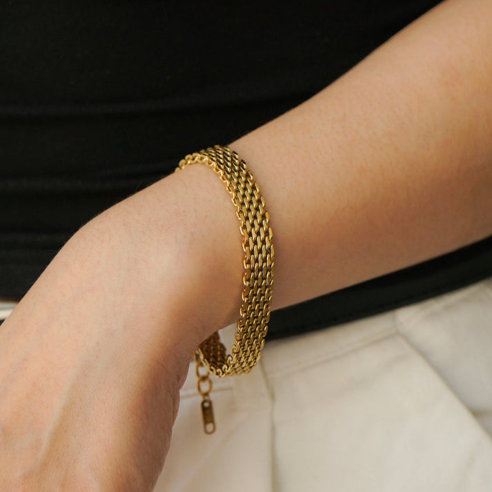 new isa mesh chain bracelet new isa mesh chain bracelet