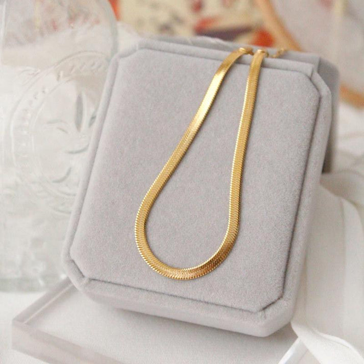 paige herringbone chain anklet paige herringbone chain anklet