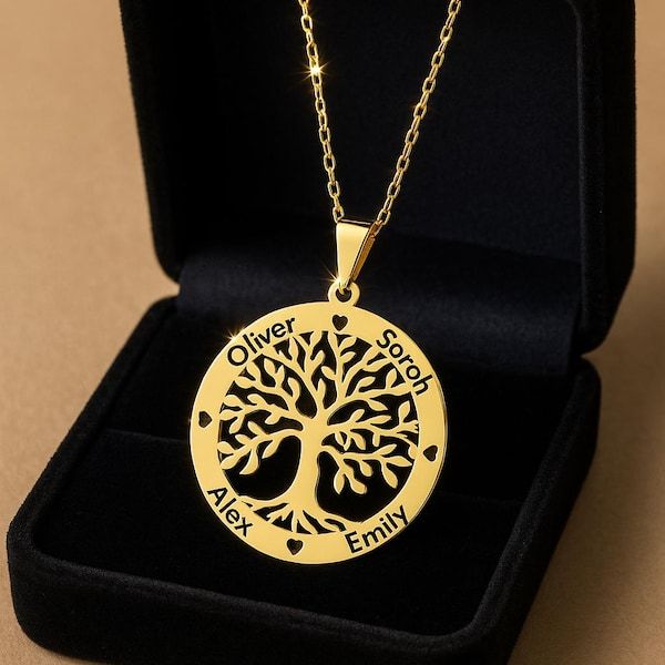 Family Tree Necklaces suntuazatelier etsy