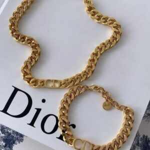 dior gold chain
