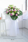 teigan lilac chrysanthemum condolence flower stand